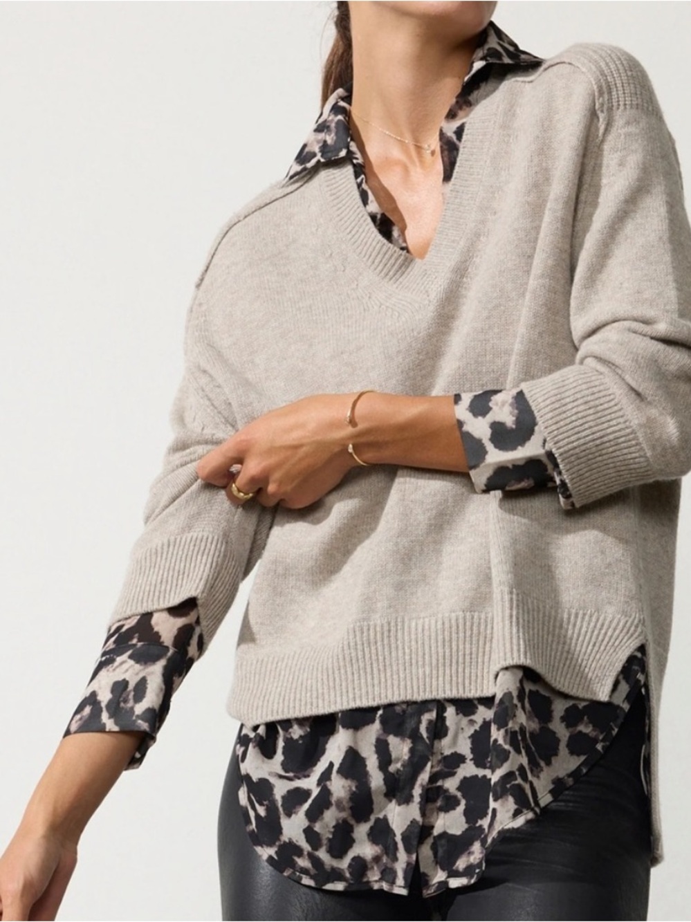Brochu Walker The Looker Layered Sweater